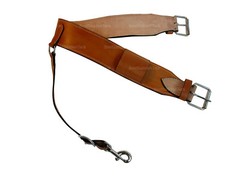 WESTERN CINCH ROPING SADDLE GIRTH BARREL RACING TRAIL SMOOTH LEATHER CINCHES 36″