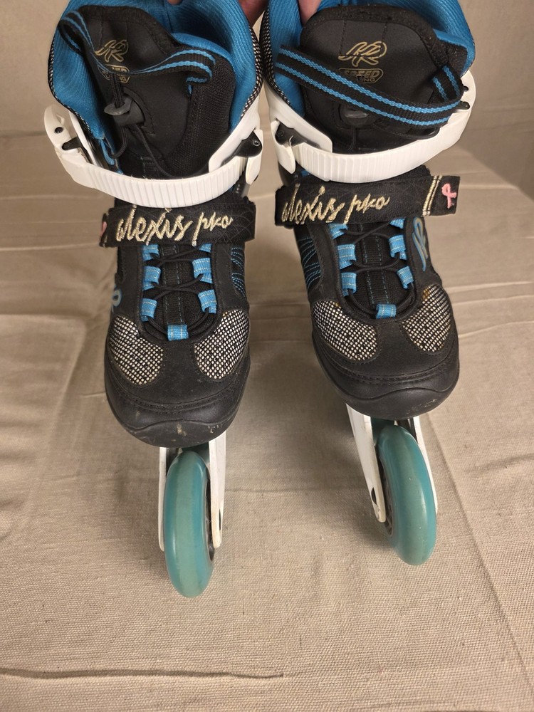 K2 Alexis Pro 84W Inline Skates Women’s Size 7 Black Blue
