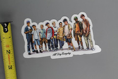 DGK Skateboards Sandlot Baseball Team Clear Z81 Original Skateboarding STICKER