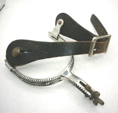 Vintage Riding Spur marked «Korea» Equestrian Horse