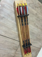 (12) Rose City Archery Port Orford Cedar Hunter Moon Arrows 11/32 30in 60-65LB
