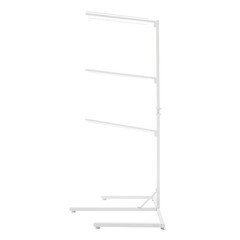 30.3*20*62.5inch Multi-Tier Black Free Standing Saddle Rack With 5* Footpads