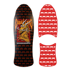 Die-Cut Style Grip Tape with Bats cutouts fits Powell Caballero Dragon & Bats