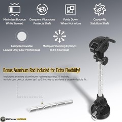 Electric Steer Trolling Motor Support Stabilizer Mount for Garmin, Compatible wi