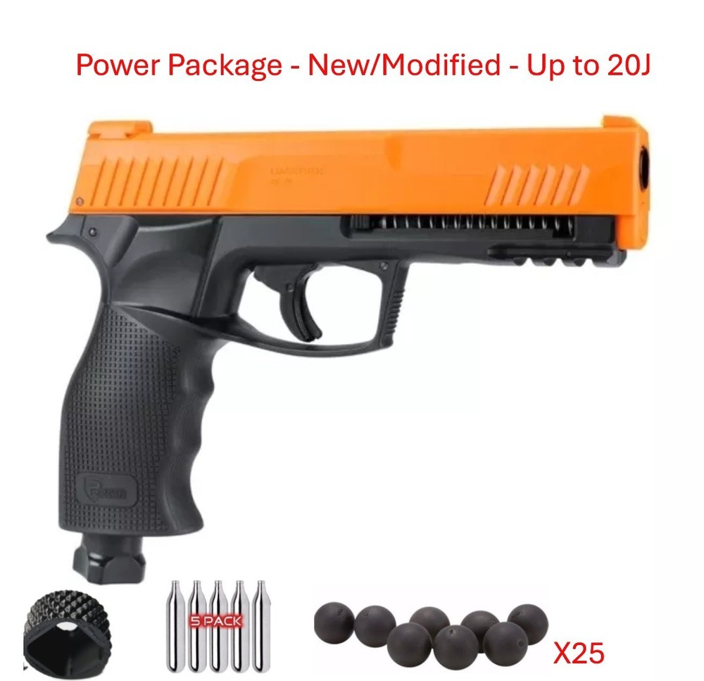New HDP50 GEN 2 Rubber/ Paintball Target Pistol High Velocity 20/500 Package