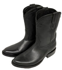 Thursday Boot Company Men’s Frontier Cowboy Black Leather Boots, Size 8.5