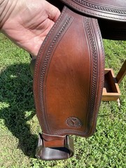 Circle Y Flex-Lite Park/Trail Saddle Flexible Tree FQHB Brown Leather