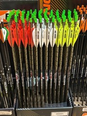 NEW Easton FMJ Max 340 Spine Match Grade .001 AAE Fletching 6 Pack HIT & Collars