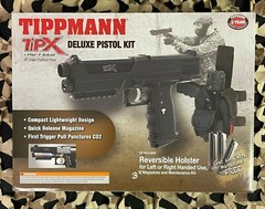 NEW Tippmann TiPX Trufeed Deluxe Pistol Kit – Black/Black