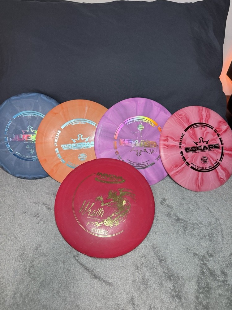 Dynamic Disc Prime Burst Marble Lot Trespass, Escape, Crush, And Judge Plus One