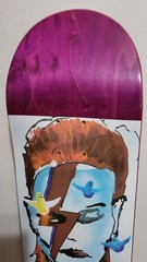 Jason Lee Prime Wood David Bowie Tribute Deck Krooked Mark Gonzales + STICKER