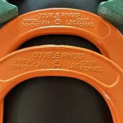 DOUBLE RINGER HORSESHOE SET OF 4 BY DIAMOND DULUTH USA OFFICIAL 2 1/2 LBS