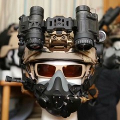 Metal PVS28 Bracket J arm + L4G24 Helmet Mount For Tactical AN/PVS 14 Dual NVG