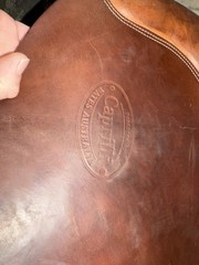 16.5in Bates Caprilli English Saddle W/ Exchangeable Gullet System