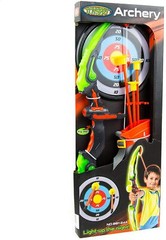 Bow and Arrow for Kids with LED – Archery Bow with 6 Suction Cups Arrows, Target