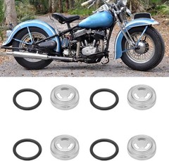 4PCS 18mm Brake Master Cylinder Sight Glass Lens Reservoir Window Gasket Kit