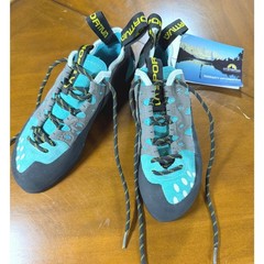 NEW La Sportiva Tarantulace Climbing Shoes US 6 EU 38 UK 5 Turquoise Blue Gray