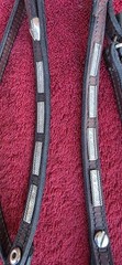 Vintage SIMCO Rope Edge Alpaca Silver Bars Small Cob Pony Show Headstall Bridle