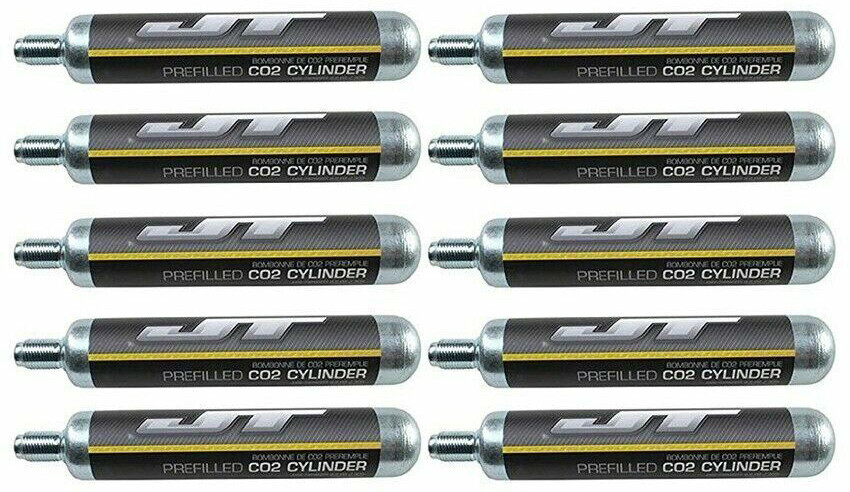 10 Pack New Pre Filled JT 90 Gram 90g CO2 Air Containers – For PCP, Paintball