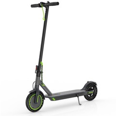 Adult Electric Scooter 350W 19MPH 19Miles Range 10.5Ah Battery Folding App Green