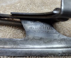 The Brownie 1800s steel bladed Ice Skates Most popular skates of period. 10-1/2
