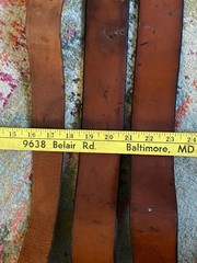 Rear cinch leather girth tack lot 3 FOR 1 MONEY ships for FREE western saddle