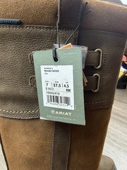 Ariat Womens Moresby Tall H2O Leather Boots Java Brown Size US 7 NWT *No Box*