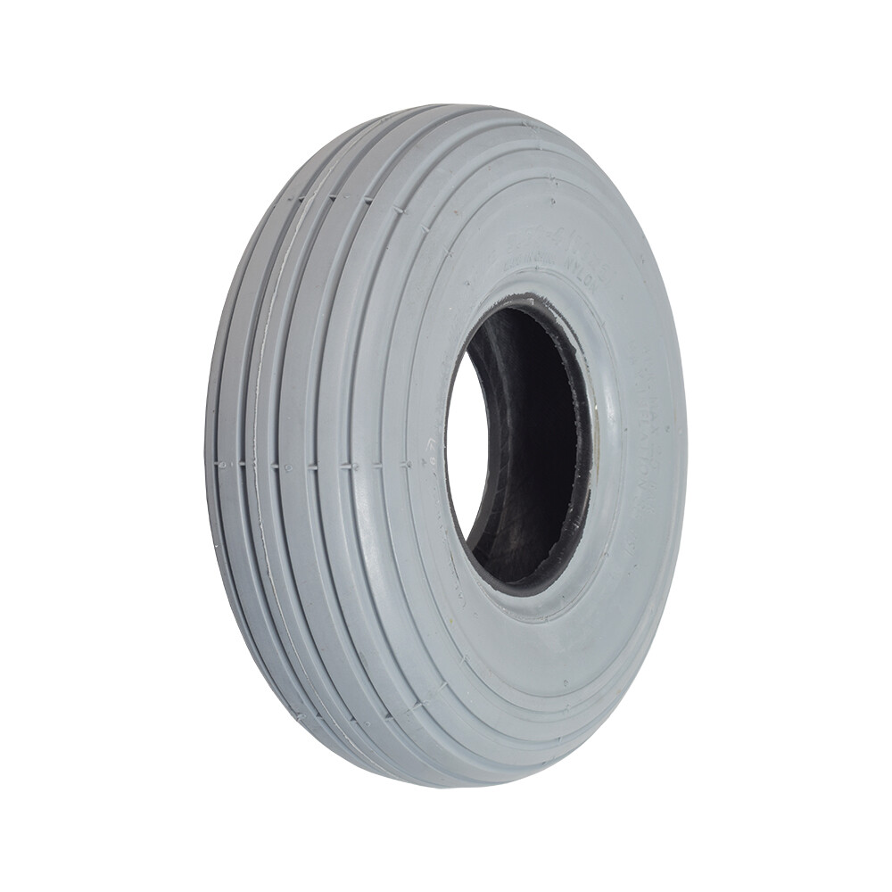 10″x3″ (3.00-4, 260X85) Pneumatic Mobility Tire with Spirit Ribbed Tread (Primo)