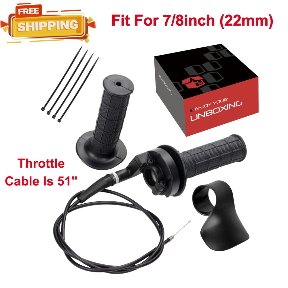 Mini Bike Throttle Assembly Throttle Cable for Coleman 200Cc CT200U MB200 CT200U