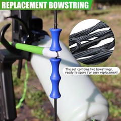 Recurve Bow Fishing Combo Kit with Reel, Arrows, and Portable Bag for Beginners