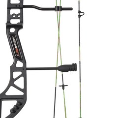 30-70lbs Archery Compound Bow Wheelbase 30.5» & Carbon Arrows for Hunting Shoot