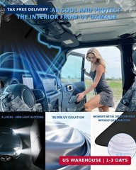 for Honda Ridgeline 2017-2025 2026 Windshield Sun Shade – 4 Layers Car Sunshades