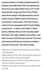 Bear Archery Vast Right Hand Compound Bow – God’s Country Color (AV04A2X0A7R)