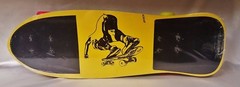 Vintage Rare C.1980 21″ NOS Skateboard Skate Board Multi Color Skate Boarder