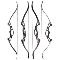 62″ Takedown Recurve Bow 60lbs Set Archery American Bow Hunting Fishing Aluminum