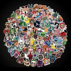 300 Random Skateboard Stickers Bomb Vinyl Laptop Luggage Decals Dope Sticker
