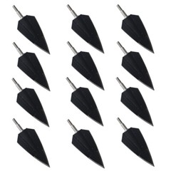 12PCS Archery Arrowheads Compound Bow Broadhead 150 Grain For Big Animals