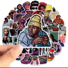 25 Piece Mix Lot 2” West Coast Rap Hip-Hop Stickers, Waterproof *FREE SHIPPING*