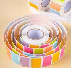 30Pcs Colorful Waterproof Self-Adhesive All-Purpose Labels Stickers