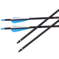 New 12pcs 7.8mm mixed carbon arrow replaceable arrow for composite reverse bow