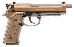 Umarex Beretta M9A3 .177 CO2 BB Semi/Full Auto Air Pistol, 330FPS, Tan – 2253024