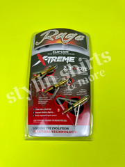 ONE RAGE Slipcam X-TREME extreme 2″+ cut mechanical 2 blade broadheads 100 grain