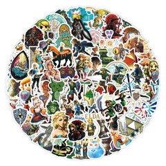 Mix 10/50 PCs The Legend Of Zelda Cartoon Game Luggage Doodle Car Stickers