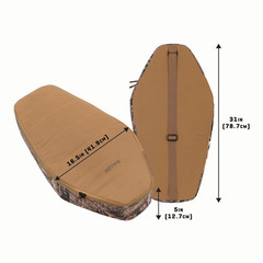 Allen Company Padded Crossbow Case Tan Zippered Carry Case with Backstrap
