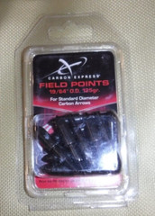 CARBON EXPRESS FIELD POINTS 19/64 OD 125 GR FOR STANDARD DIAM CARBON ARROWS