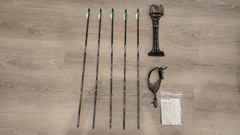 Martin Archery 2013 Alien Compound Bow Package QAD HHA Case Arrows Release