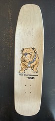 Shaped Skateboard Deck Signed Skateboarding Hall Of Famer Frankie Hill (Rare)