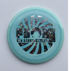 Discraft Ben Askren Buzzz Light Blue Multicolor Disc Golf Disc