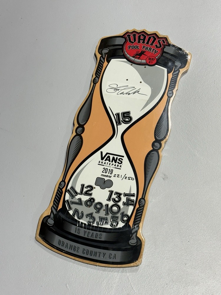 Steve Caballero Signed Vans shaped skateboard limited numbered 221/250 RARE