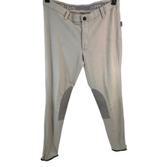 Devon-Aire Womens Tan Knee Patch Equestrian Riding Breeches XLG Tan Schooling